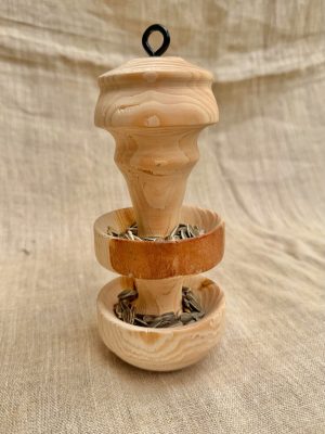 Mangeoire à oiseaux en pin