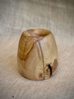 Petit pot en bois tourné chêne