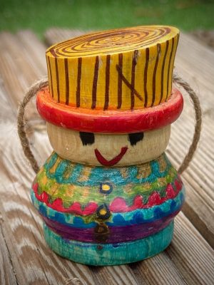 Bonhomme bois déco Noël
