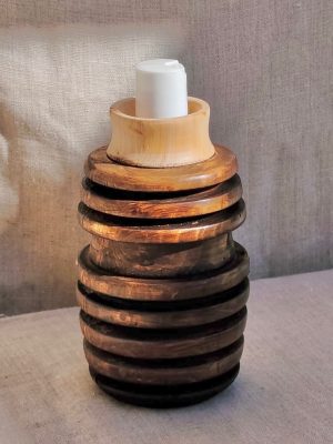 Diffuseur parfum d’intérieur en bois tourné en pin teint